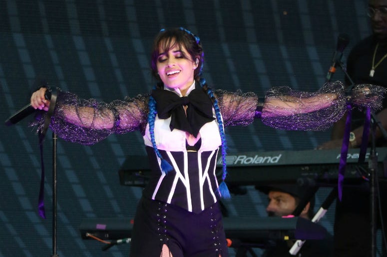 Camila Cabello 7/20/2018 - Camila Cabello opens for Taylor Swift on her Reputation Stadium Tour at MetLife Stadium in New Jersey.