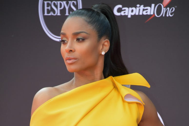 Ciara Jul 18, 2018; Los Angeles, CA, USA; American musician Ciara arrives for the 2018 ESPYS at Microsoft Theatre.