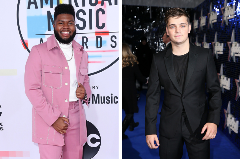 Khalid | Martin Garrix Khalid at the 2018 American Music Awards at the Microsoft Theatre on October 9, 2018 in Los Angeles, California. / Martin Garrix attends The Global Awards, a brand new awards show hosted by Global, the Media & Entertainment group, at London's Eventim Apol