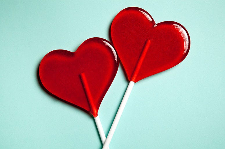 Heart Lollipops Heart Lollipops