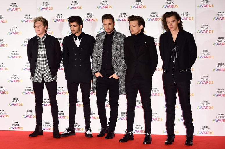 Niall Horan, Zayn Malik, Liam Payne, Louis Tomlinson and Harry Styles of One Direction Niall Horan, Zayn Malik, Liam Payne, Louis Tomlinson and Harry Styles of One Direction