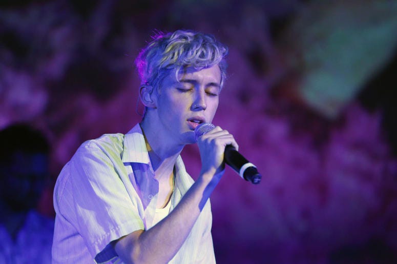 Troye Sivan performs onstage during Capitol Music Group's 5th annual Capitol Congress Troye Sivan performs onstage during Capitol Music Group's 5th annual Capitol Congress