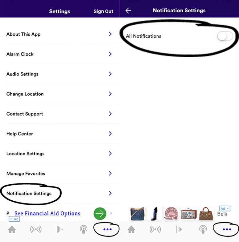 Allow Push Notifications Radio.com App Allow Push Notifications Radio.com App