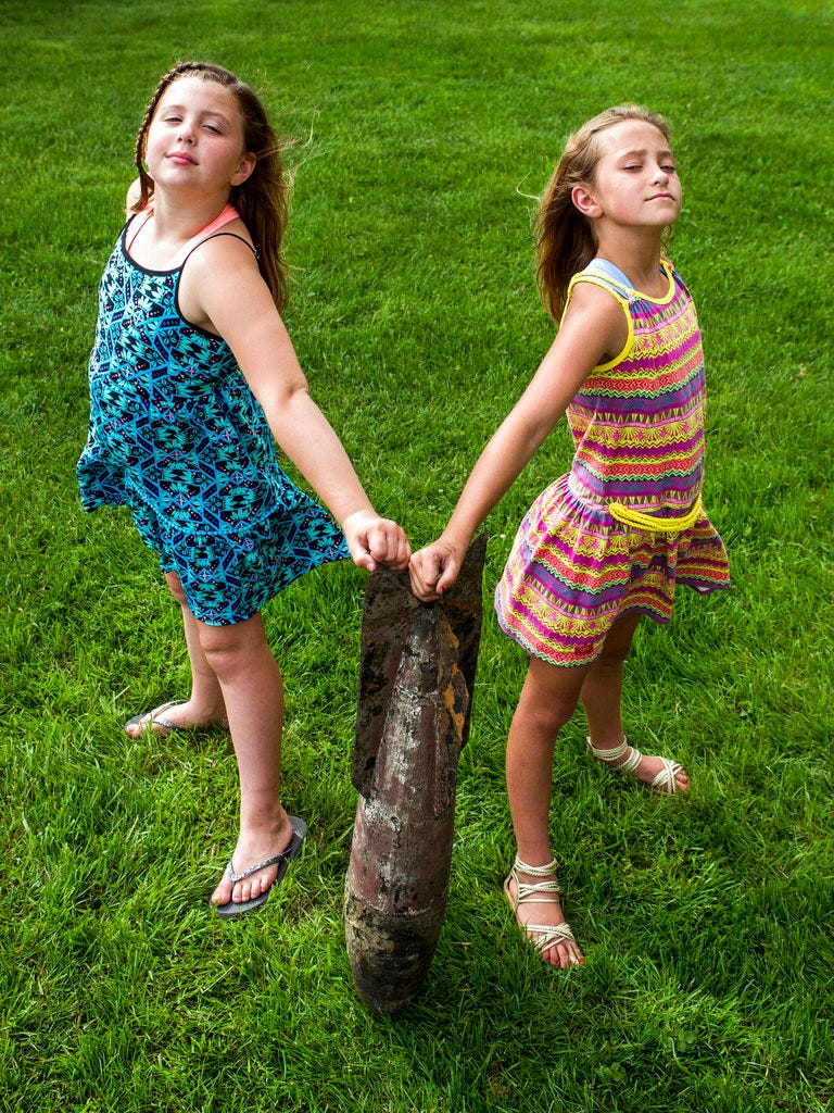 Girls discover World War I practice bomb in Michigan lake Girls discover World War I practice bomb in Michigan lake
