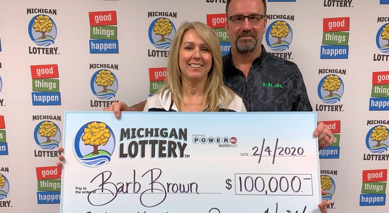 lottery winner Barb Brown lottery winner Barb Brown
