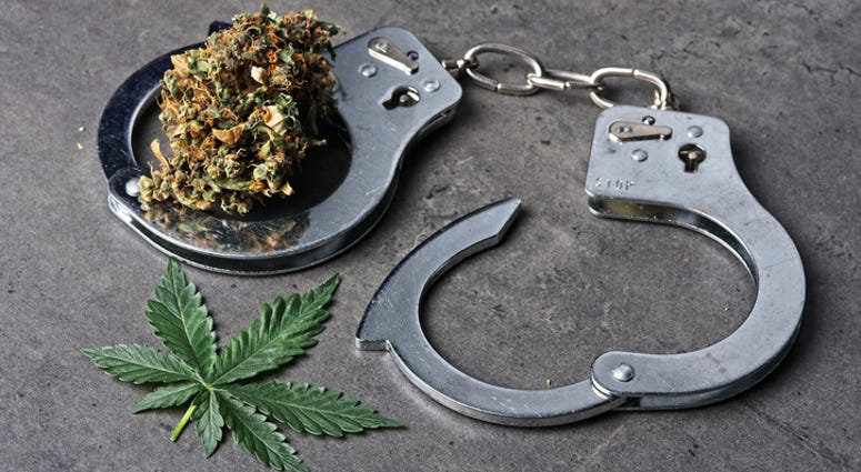 marijuana handcuffs