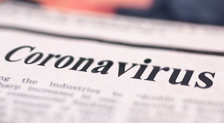 coronavirus newspaper