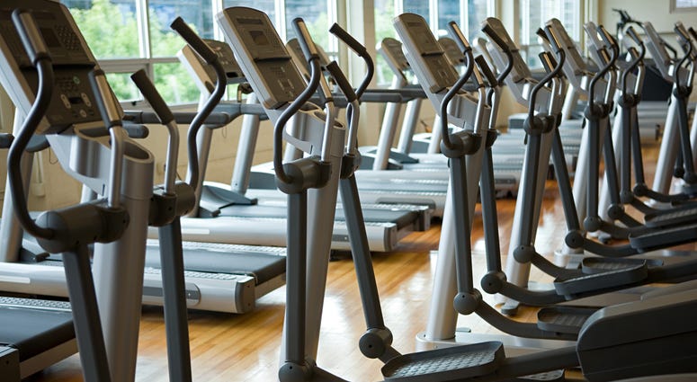 Treadmills at the gym