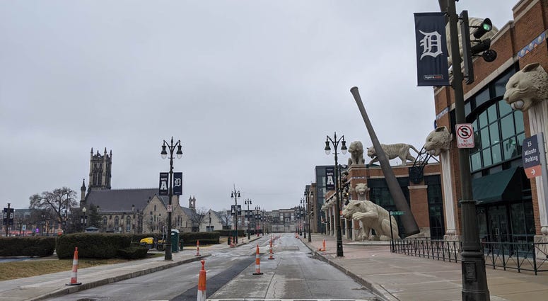 Comerica Park Exterior Detroit