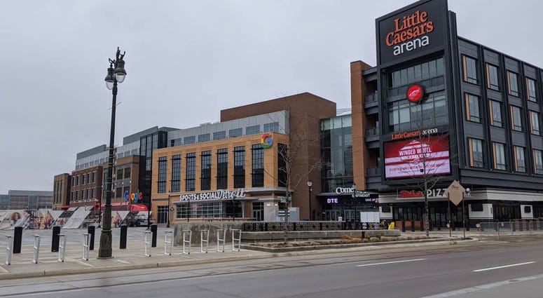 Little Caesars Arena Exterior Detroit
