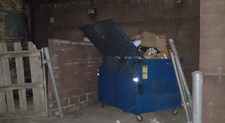 Little Caesar's dumpster Little Caesar's dumpster