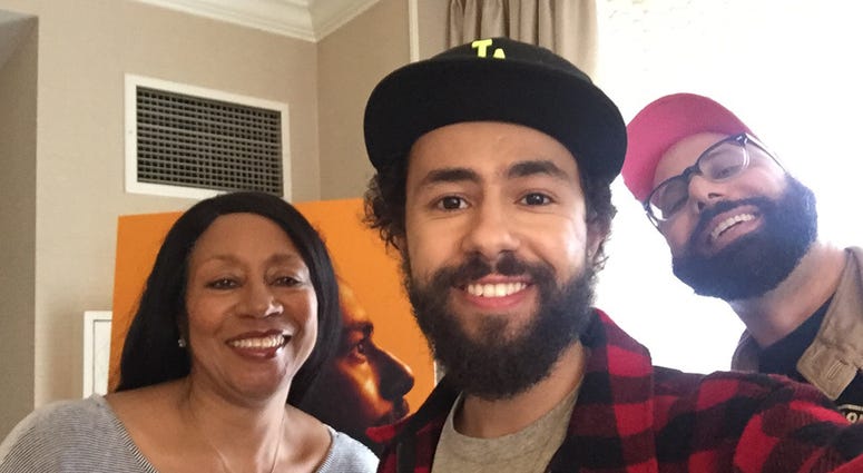 (L-r) Terri Lee, Ramy Youssef and Dave Merheje