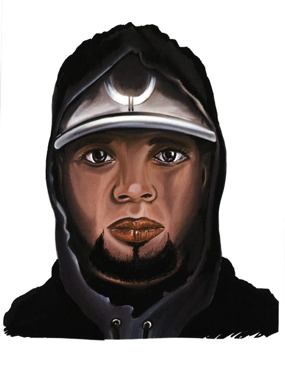 Sketch of wanted suspect Sketch of wanted suspect