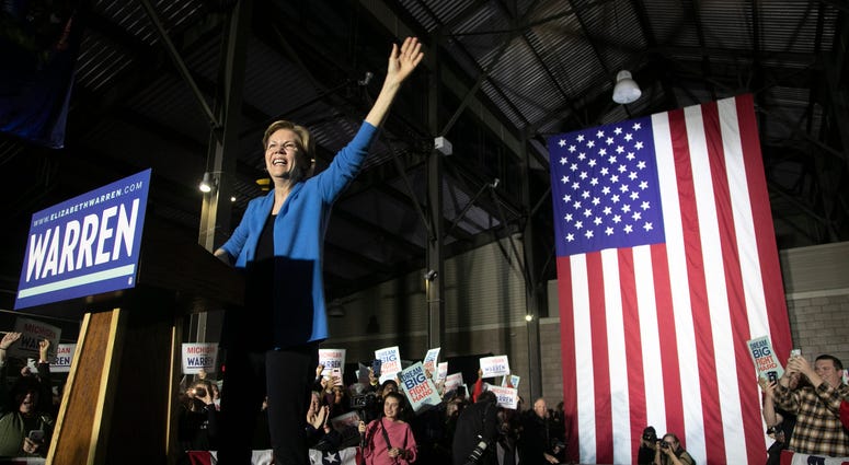 Elizabeth Warren at Eastern Market