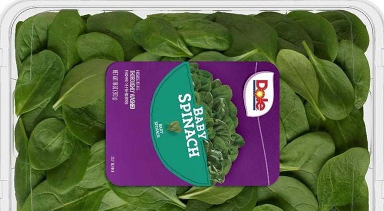 baby spinach recall baby spinach recall
