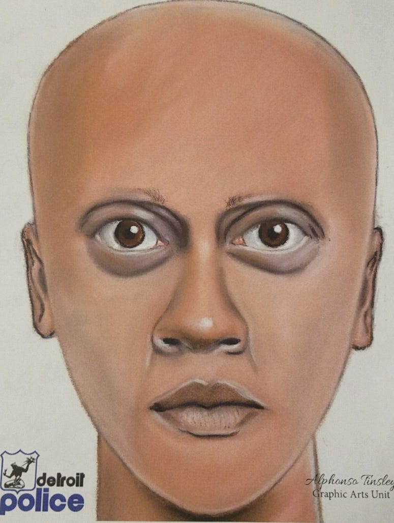 Composite sketch of the suspect Sketch of the suspect