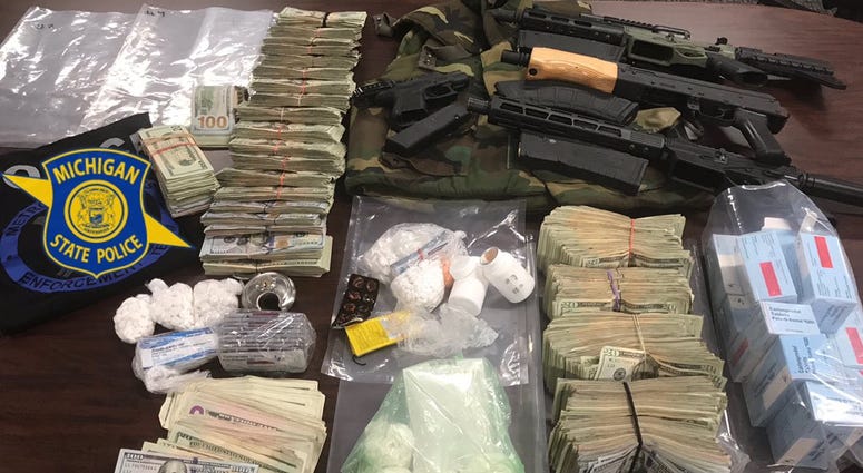 drug and gun bust drug and gun bust