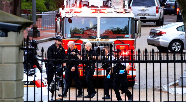on fire at white house on fire at white house