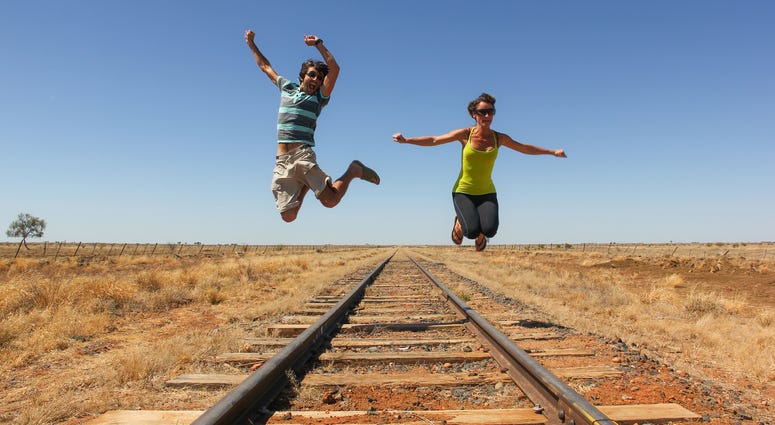 people on train tracks people on train tracks