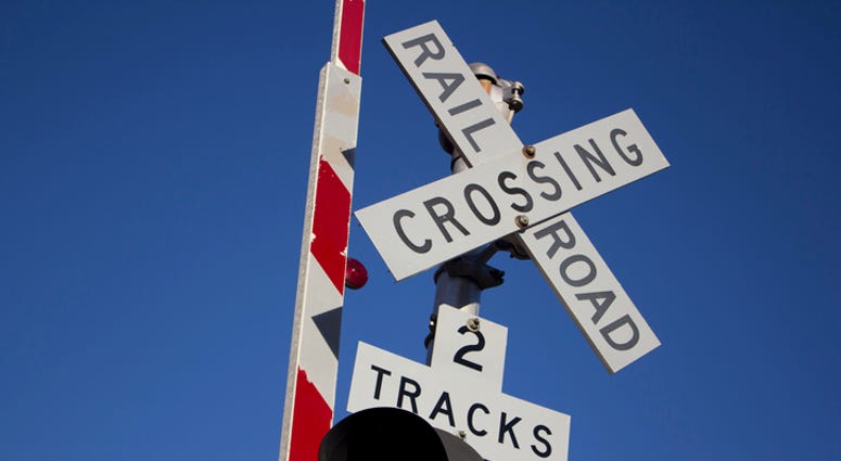railroad crossing railroad crossing