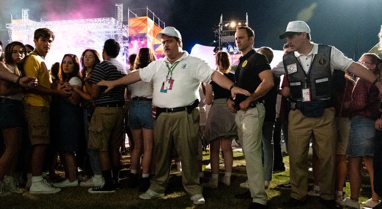 (Center Left-Center Right) PAUL WALTER HAUSER as Richard Jewell, ALAN HECKNER as Bill Miller and ALEX COLLINS as Max Green in Warner Bros. Pictures’ “RICHARD JEWELL,” a Warner Bros. Pictures release. (Center Left-Center Right) PAUL WALTER HAUSER as Richard Jewell, ALAN HECKNER as Bill Miller and ALEX COLLINS as Max Green in Warner Bros. Pictures’ “RICHARD JEWELL,” a Warner Bros. Pictures release.