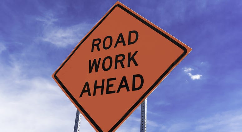 road work ahead road work ahead
