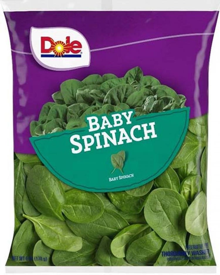 baby spinach recall baby spinach recall