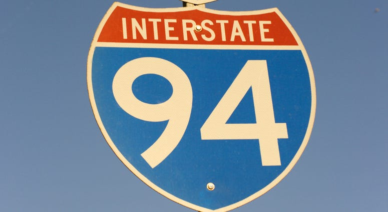 I-94 sign I-94 sign