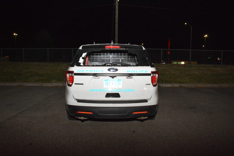 police car damage police car damage