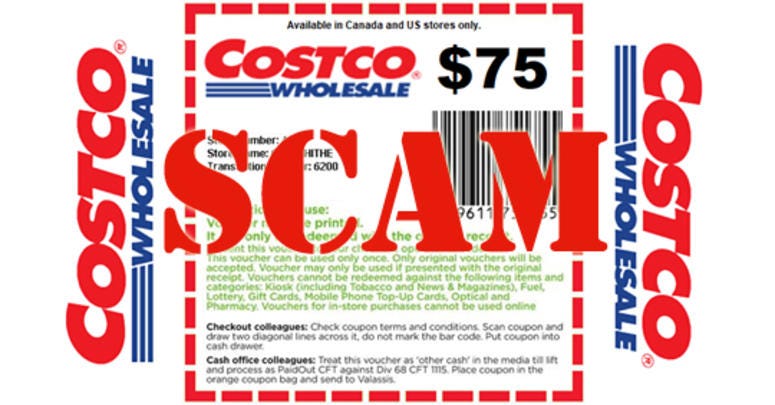 Costco coupon scam Costco coupon scam