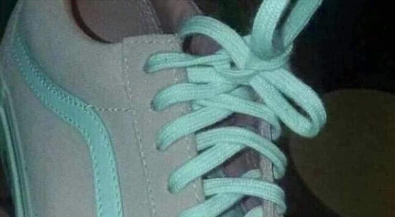 This shoe shows which side of your brain is dominant.