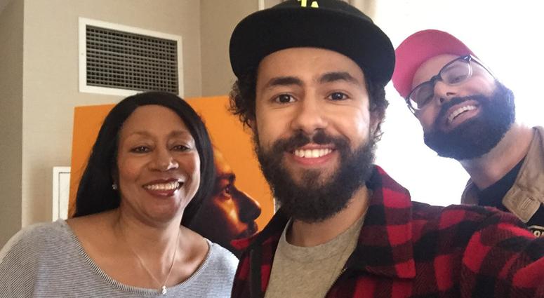 (L-r) Terri Lee, Ramy Youssef and Dave Merheje
