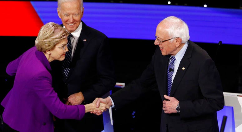 Elizabeth Warren and Bernie Sanders