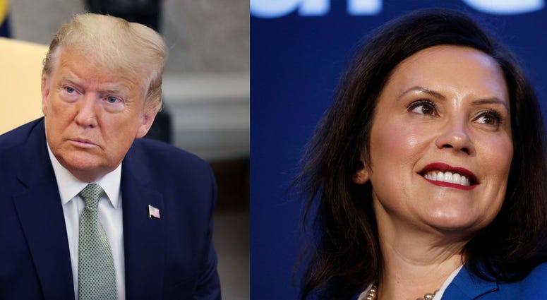 trump whitmer Getty Images trump whitmer