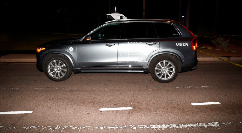 Uber self driving SUV Uber self driving SUV
