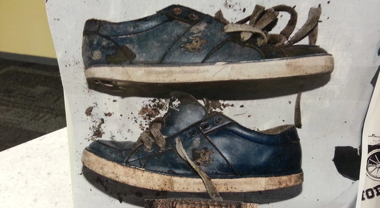 murder victim's shoes murder victim's shoes