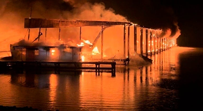 dock fire