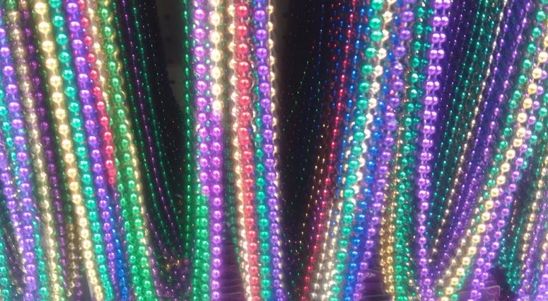 Mardi Gras beads