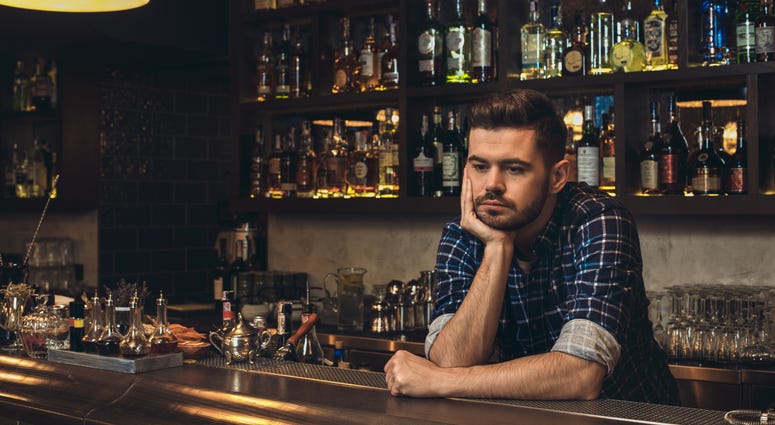 Sad Bartender