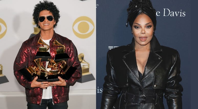 Bruno Mars and Janet Jackson