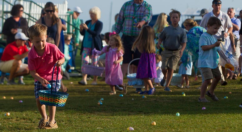 Area governments are encouraging social distancing Easter Egg hunts.
