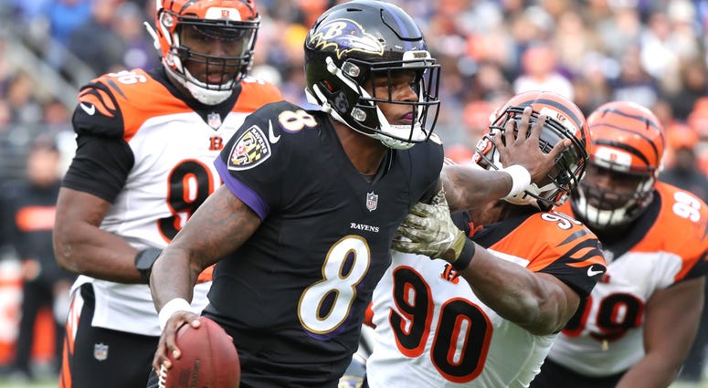 Lamar Jackson carried the Ravens to victory... and back into the wild-card picture.