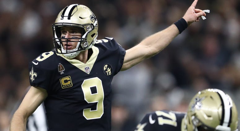 Drew Brees of the New Orleans Saints