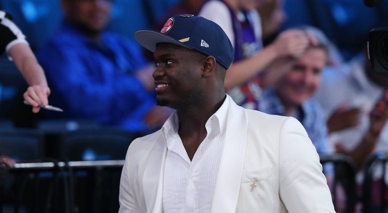 Zion Williamson at the NBA Draft Zion Williamson at the NBA Draft