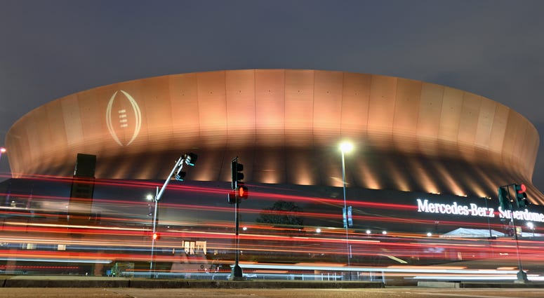 Superdome before the national championship
