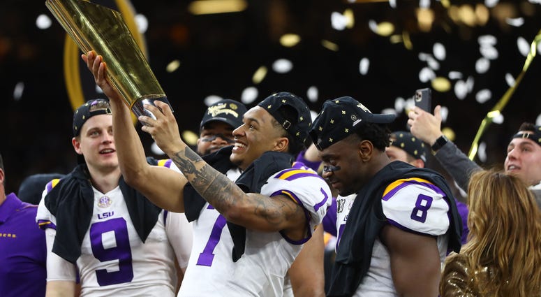 LSU Tigers celebrate