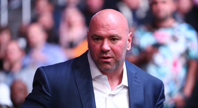 UFC president Dana White in attendance during UFC 246 at T-Mobile Arena.