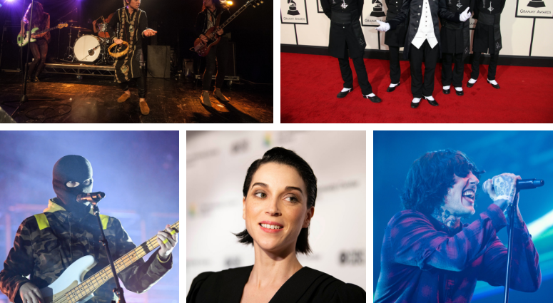 Greta Van Fleet, GHOST, Twenty One Pilots, St. Vincent, Bring Me The Horizon Greta Van Fleet, GHOST, Twenty One Pilots, St. Vincent, Bring Me The Horizon