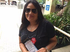 Ophelia from Dallas, She's got her tickets!