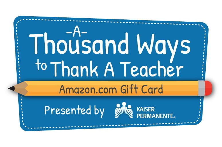 A Thousand Ways To Thank A Teacher